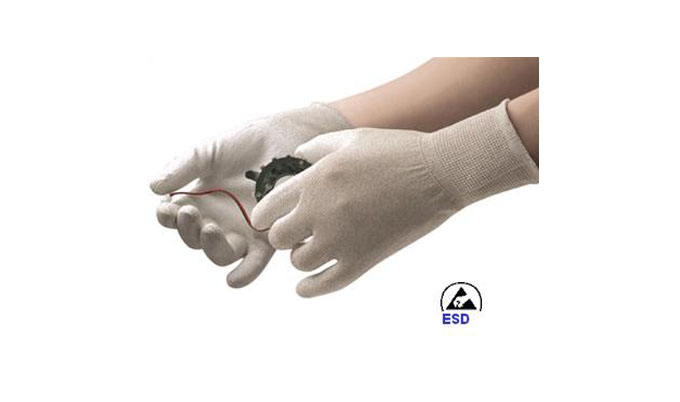 ESD Nylon Gloves Copper